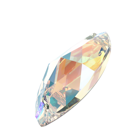 Dreamtime Crystal DC 3223 Navette Sew-on Crystal Shimmer 12x6mm