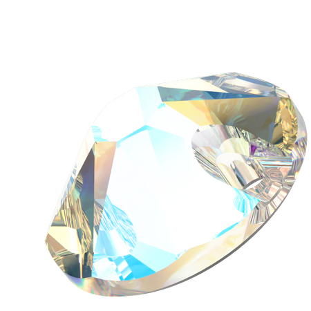 Dreamtime Crystal DC 3288 Round Sew-On Crystal Shimmer 12mm