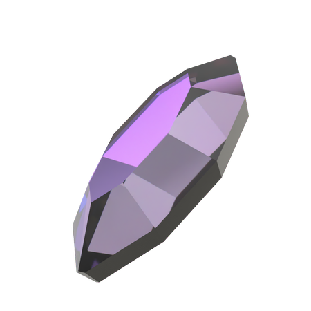 Dreamtime Crystal DC 2200 Navette Flat Back Crystal Heliotrope 4x2mm