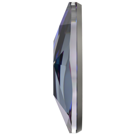 Dreamtime Crystal DC 2303 Pear Shaped Flat Back Crystal Heliotrope 8x5mm