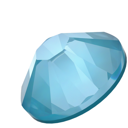 Dreamtime Crystal DC 2058 Flat Back Rhinestone Crystal Teal Ignite SS5