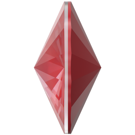 Dreamtime Crystal DC 1122 Rivoli Round Stone Crystal Poppy Red Ignite 12mm