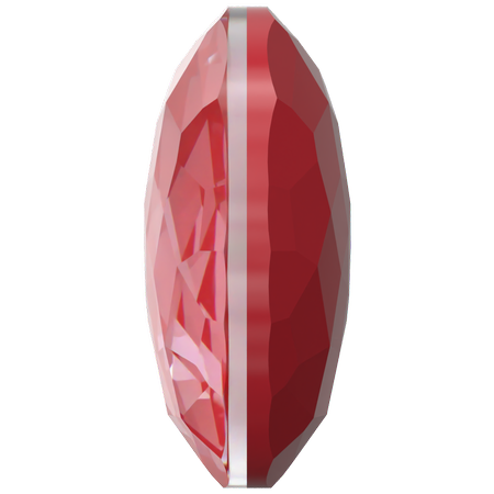 Dreamtime Crystal DC 1383 Thin Round Stone Crystal Poppy Red Ignite 8mm