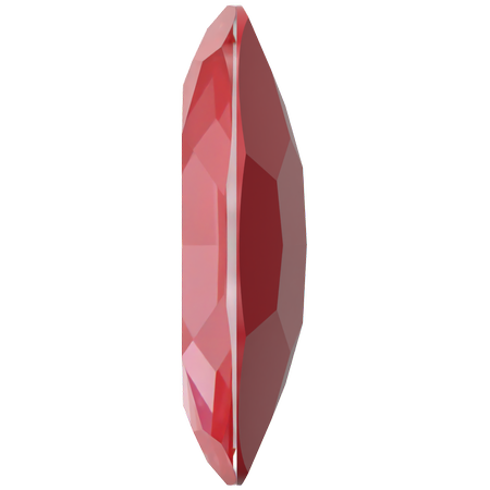 Dreamtime Crystal DC 4127 Large Oval Fancy Stone Crystal Poppy Red Ignite 30x22mm