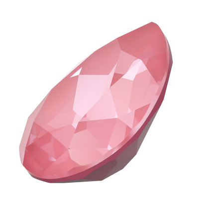 Dreamtime Crystal DC 4320 Pear Shaped Fancy Stone Crystal Dahlia Ignite 18x13mm