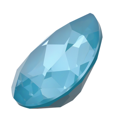 Dreamtime Crystal DC 4320 Pear Shaped Fancy Stone Crystal Teal Ignite 14x10mm