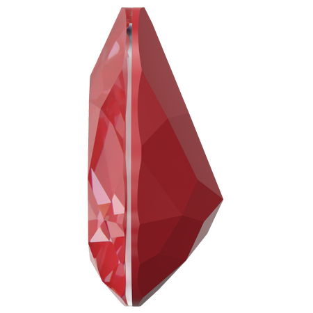 Dreamtime Crystal DC 4320 Pear Shaped Fancy Stone Crystal Poppy Red Ignite 18x13mm