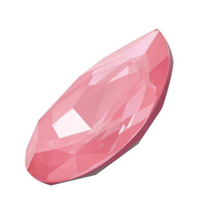 Dreamtime Crystal DC 4327 Large Pear Shaped Fancy Stone Crystal Dahlia Ignite 30x20mm