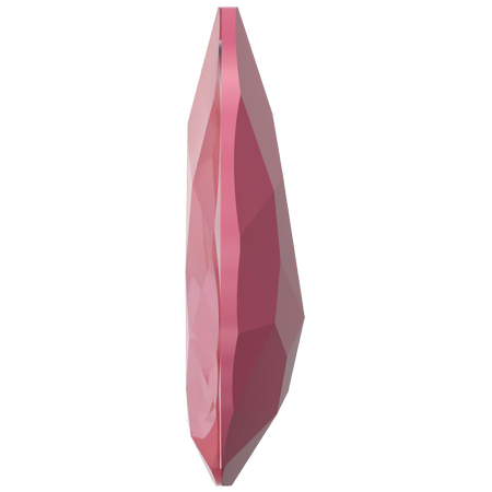 Dreamtime Crystal DC 4327 Large Pear Shaped Fancy Stone Crystal Dahlia Ignite 30x20mm