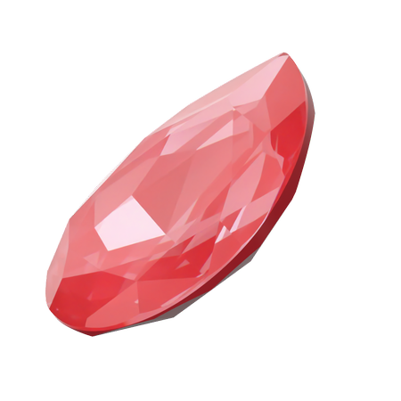 Dreamtime Crystal DC 4327 Large Pear Shaped Fancy Stone Crystal Poppy Red Ignite 30x20mm