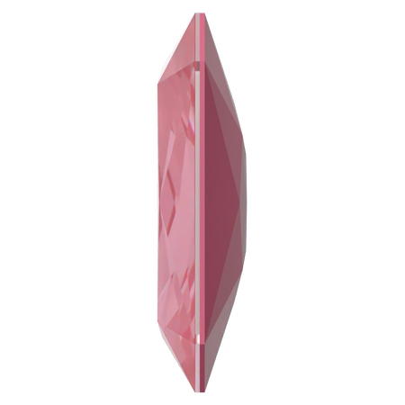 Dreamtime Crystal DC 4627 Large Rectangle Octagon Fancy Stone Crystal Dahlia Ignite 27x18.5mm