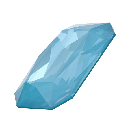 Dreamtime Crystal DC 4627 Large Rectangle Octagon Fancy Stone Crystal Teal Ignite 27x18.5mm