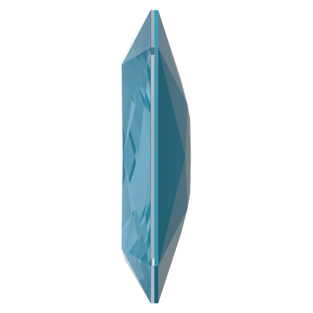 Dreamtime Crystal DC 4627 Large Rectangle Octagon Fancy Stone Crystal Teal Ignite 27x18.5mm