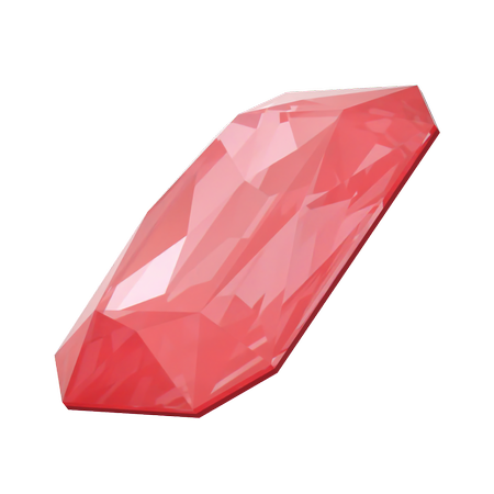 Dreamtime Crystal DC 4627 Large Rectangle Octagon Fancy Stone Crystal Poppy Red Ignite 27x18.5mm