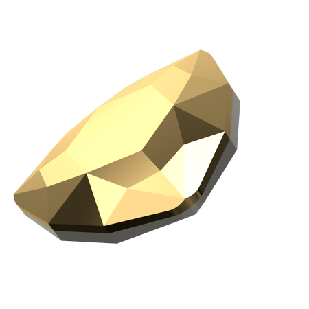 Dreamtime Crystal DC 4706 Trilliant Fancy Stone Crystal Aurum 12mm