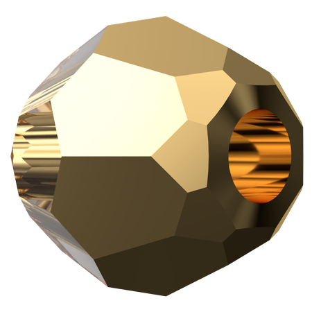 Dreamtime Crystal DC 5000 Round Bead Crystal Aurum 3mm