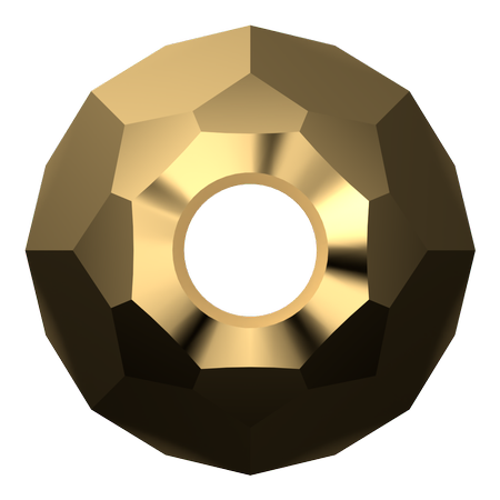 Dreamtime Crystal DC 5000 Round Bead Crystal Aurum 3mm