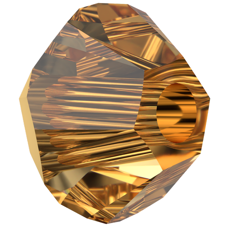 Dreamtime Crystal DC 5328 Bicone Bead Crystal Aurum 3mm