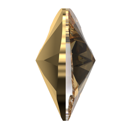 Dreamtime Crystal DC 6228 Heart Pendant Crystal Aurum 10.3x10mm