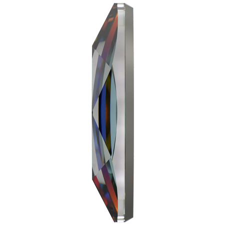 Dreamtime Crystal DC 2201 Marquise (Navette) Flat Back Crystal Vitrail Medium 8x3.5mm