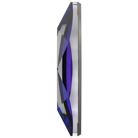 Dreamtime Crystal DC 2201 Marquise (Navette) Flat Back Crystal Bermuda Blue 14x6mm