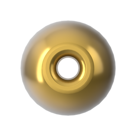 Dreamtime Crystal DC 5824 Rice Pearl Royal Gold 4mm