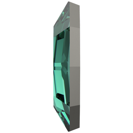 Dreamtime Crystal DC 2200 Navette Flat Back ReInvented Caribbean Green 8x4mm