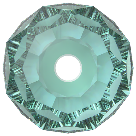 Dreamtime Crystal DC 5040 Briolette Bead ReInvented Caribbean Green  6mm