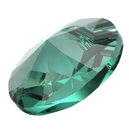 Dreamtime Crystal DC 6428 Rivoli Pendant ReInvented Caribbean Green 8mm