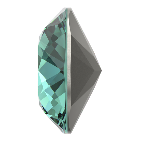 Dreamtime Crystal DC 4470 Cushion Cut Square Fancy Stone ReInvented Caribbean Green 12mm