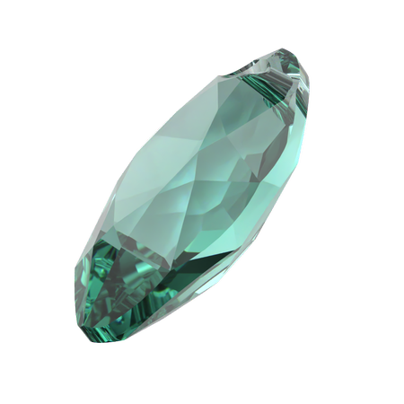 Dreamtime Crystal DC 6437 Marquise Cut Pendant ReInvented Caribbean Green 16 mm