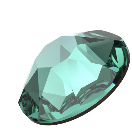 Dreamtime Crystal DC 2078 Hotfix Rhinestone ReInvented Caribbean Green SS30