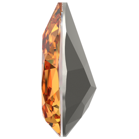 Dreamtime Crystal DC 4320 Pear Shaped Fancy Stone Dark Orange 10x7mm