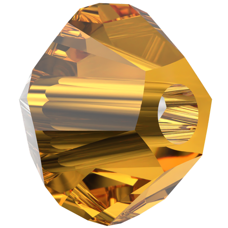 Dreamtime Crystal DC 5328 Bicone Bead Dark Orange 5mm