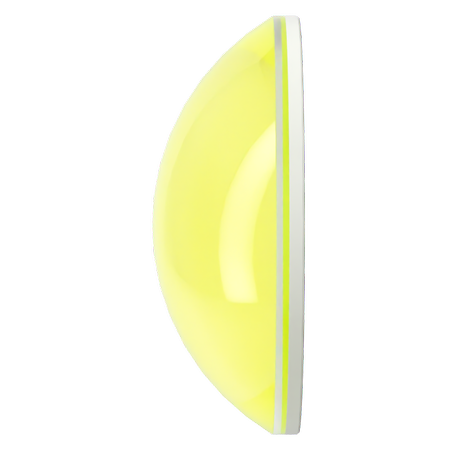 Dreamtime Crystal DC 2080 Flat Back Pearl Cabochon Crystal Electric Yellow Ignite SS10