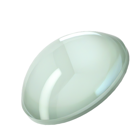 Dreamtime Crystal DC 2080 Flat Back Pearl Cabochon Crystal Agave Ignite SS16