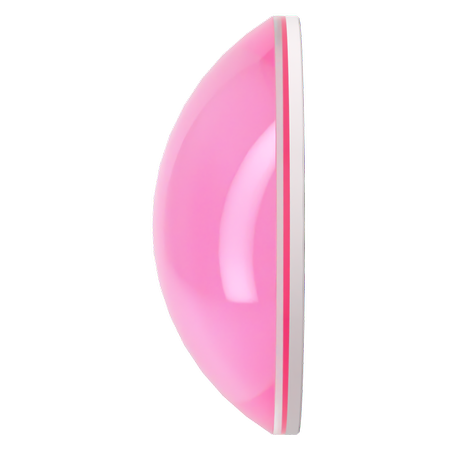 Dreamtime Crystal DC 2080 Flat Back Pearl Cabochon Crystal Electric Pink Ignite SS16