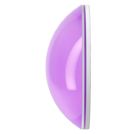 Dreamtime Crystal DC 2080 Flat Back Pearl Cabochon Crystal Electric Violet Ignite SS16