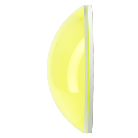 Dreamtime Crystal DC 2080 Flat Back Pearl Cabochon Crystal Electric Yellow Ignite SS16