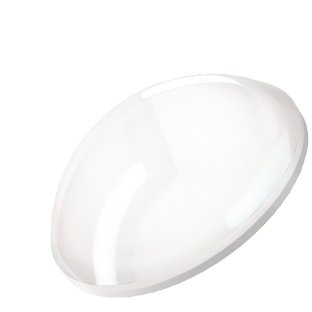Dreamtime Crystal DC 2080 Flat Back Pearl Cabochon Crystal Electric White Ignite SS16