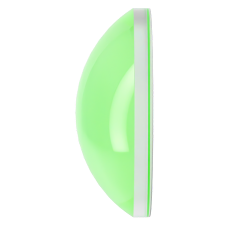 Dreamtime Crystal DC 2080 Flat Back Pearl Cabochon Crystal Electric Green Ignite SS20