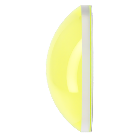 Dreamtime Crystal DC 2080 Flat Back Pearl Cabochon Crystal Electric Yellow Ignite SS20