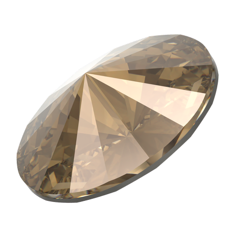 Dreamtime Crystal DC 1122 Rivoli Round Stone Crystal Bronze MM14