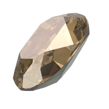 Dreamtime Crystal DC 4120 Oval Fancy Stone Crystal Bronze 18x13mm