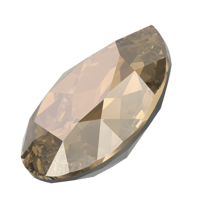 Dreamtime Crystal DC 4320 Pear Shaped Fancy Stone Crystal Bronze 14x10mm