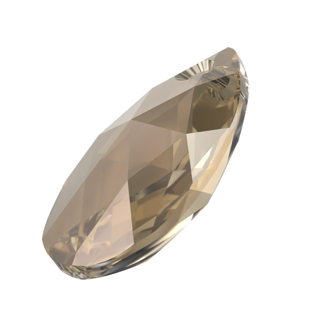 Dreamtime Crystal DC 6106 Pear Shaped Pendant Crystal Bronze 16mm