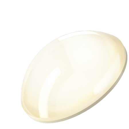 Dreamtime Crystal DC 2080 Flat Back Pearl Cabochon Crystal Linen SS34