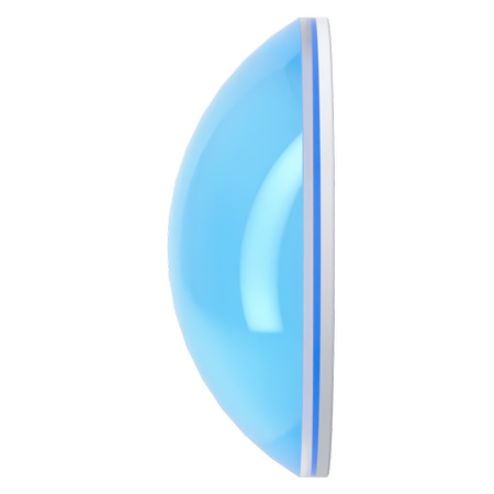 Dreamtime Crystal DC 2080 Flat Back Pearl Cabochon Crystal Electric Blue Ignite SS34