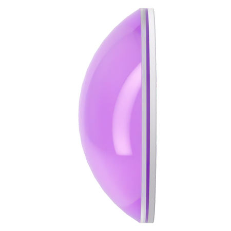 Dreamtime Crystal DC 2080 Flat Back Pearl Cabochon Crystal Electric Violet Ignite SS34