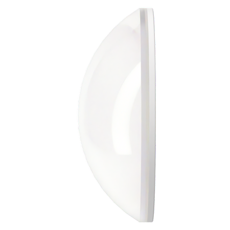 Dreamtime Crystal DC 2080 Flat Back Pearl Cabochon Crystal Electric White Ignite SS34